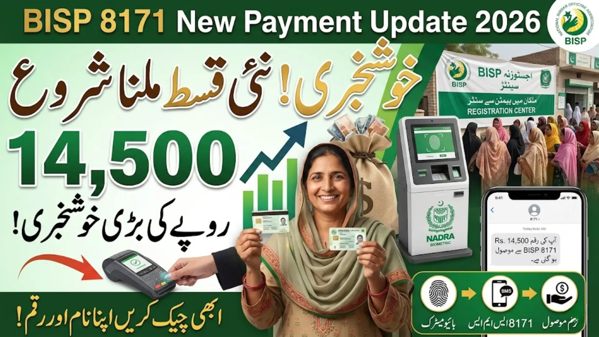 BISP 8171 New Payment Update 2026: Check Eligibility Criteria and Required Documents Full Guide