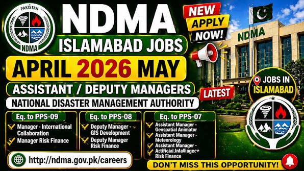 NDMA Islamabad Jobs 2026